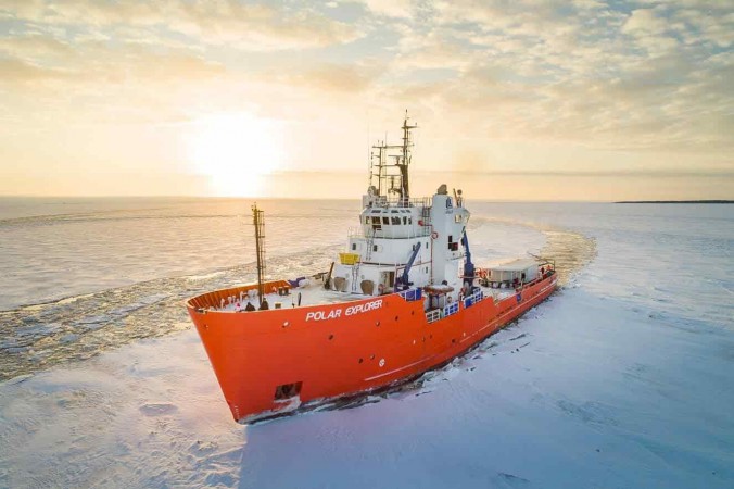 Chef on Polar Explorer Icebreaker