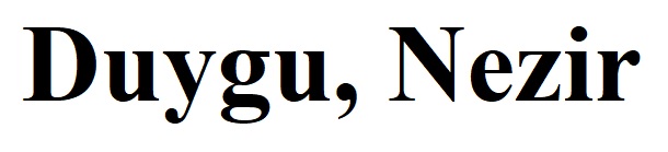 Duygu, Nezir